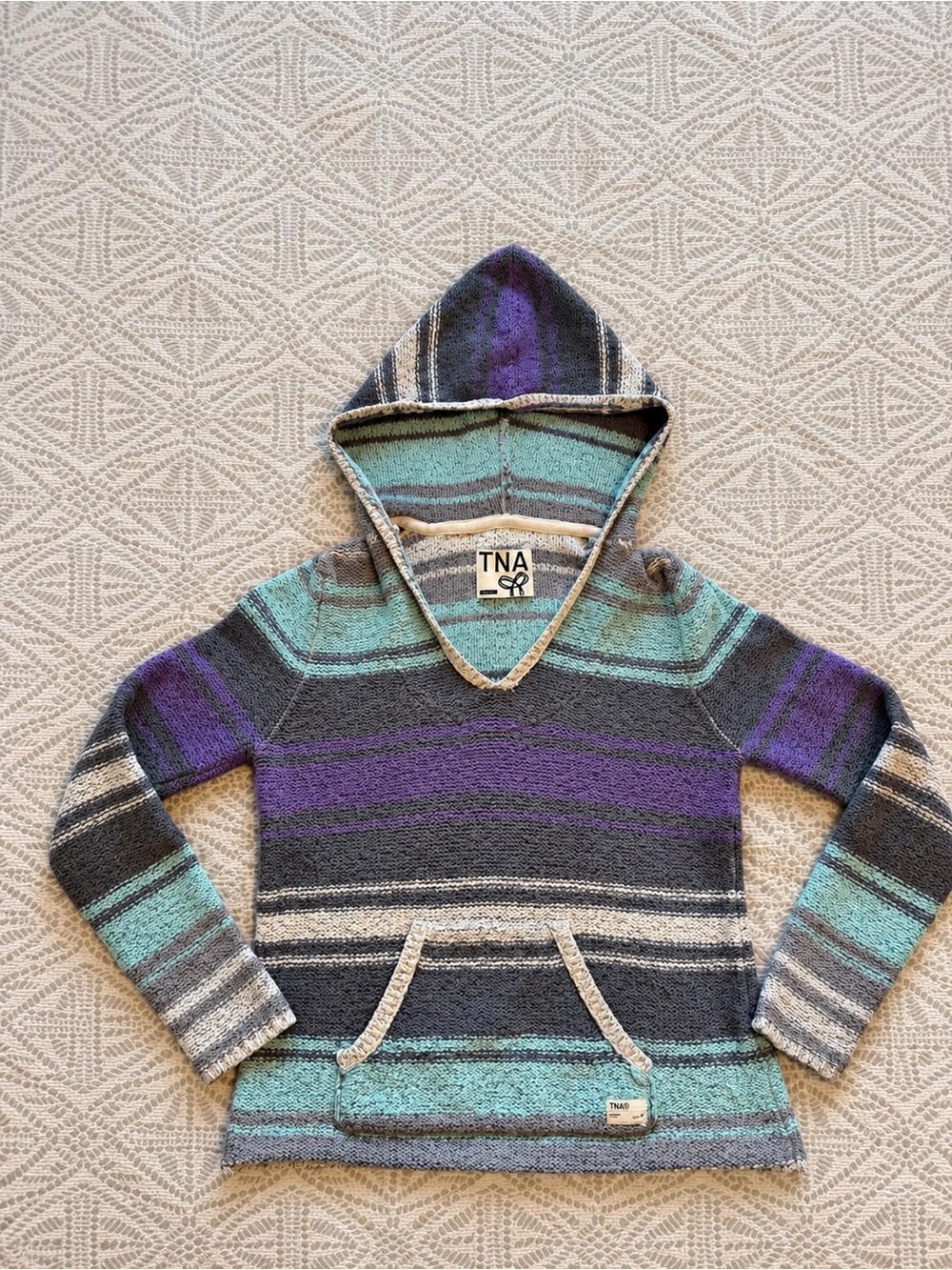 TNA by Aritzia Baja Hoodie Sweater — Size Small
